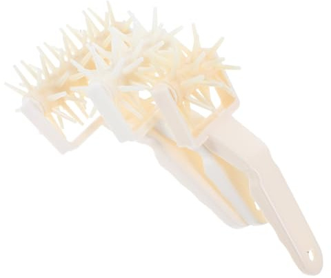 FUNOMOCYA 3pcs Plastic Pastry Dough Roller with Spikes Handheld Pizza Dough Docking Tool for Baking Bread and Pastries Ergonomic Grip Plastic Suitable for Beginners and Professionals