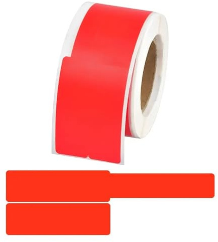 Etiquetas Para Cables 100 uds/rollo de etiquetas de Cable autoadhesivas, resistentes al agua, bridas for marcar cables, pegatina for impresora láser, organizador de red, accesorios de cableado(Red)