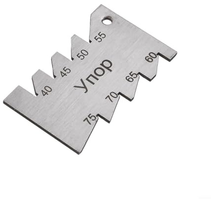 Jauge de filetage en acier inoxydable, outil de mesure d'angle pour tour, gabarit de test 60°/55°/29°, outil de réglage des angles de coupe (ynop)
