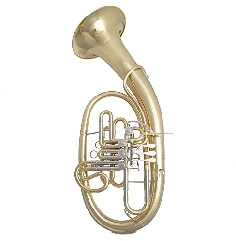 Tuyama® Wagnertuba in F/B - mit Umstellventil - Wagnerhorn - 3 Drehventile - Koffer, Mundstück, Zubehör inklusiv