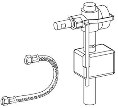 MEPA Ersatzset UPSK SC R11 Füllventil mit Panzerschlauch - 590267