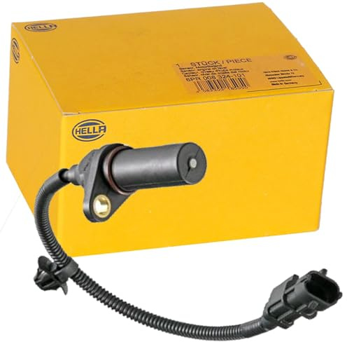 HELLA 6PU 009 168-351 Kurbelwellensensor - 2-polig - mit Dichtring | Kompatibel mit: HYUNDAI ACCENT IV Stufenheck, ELANTRA IV Stufenheck, ELANTRA V Stufenheck, ELANTRA VI Stufenheck, i20 I, i30