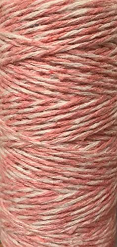 High-Q - Filo da cucina in cotone da 5 mm, adatto per alimenti, ideale per preparare spago, colore: bianco/rosa