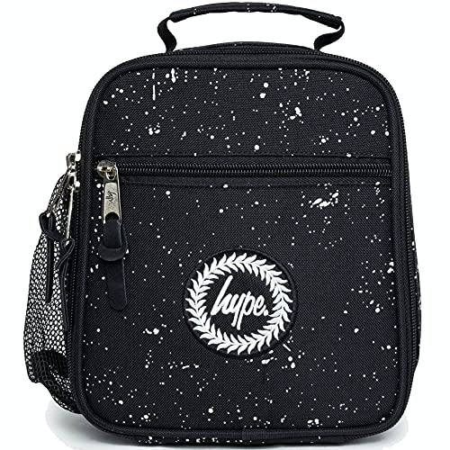 Hype Black Speckle Lunch Bag