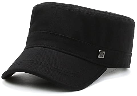 Camouflage Military Cap Herren Outdoor Jagd Herren Cap Flat Top Snapback Baseball Caps Camo Army Hat Schwarz