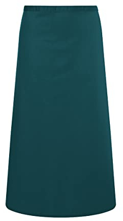 Karlowsky BBSS 1 PURE Bistroschürze BASIC, 65% Polyester/35% Baumwolle, Piniengrün, Einheitsgröße