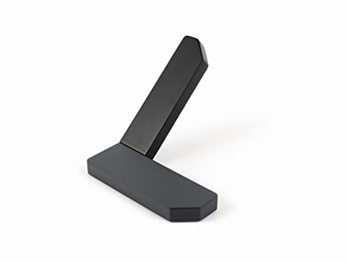 Gedotec Garderoben Haken - Kleiderhaken Garderobe Vollmetall | CORNER 7005 | 1 Stk Kleiderhaken Wand 101 x 87 mm | Garderobenhaken Anthrazit Schwarz | Haken zum Schrauben Wandhaken Handtuchhaken