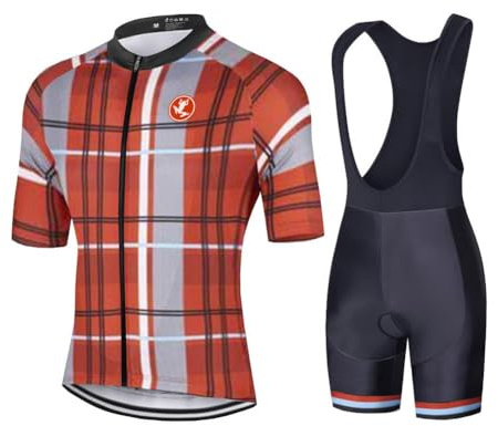 UGLY FROG 2025 Stoff-Upgrade - Milchfaser Rennrad Herren Lang Radhose mit Sitzpolster Gepolstert Radlerhose Fahrradtrikot Set Fahrradbekleidung Fahrrad Trikot DEHerren25