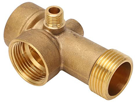 Instalación de Tuberías de Latón, Conector de Tubería de Agua, Aceite y Gas de 5 Vías, Cocina y Baño