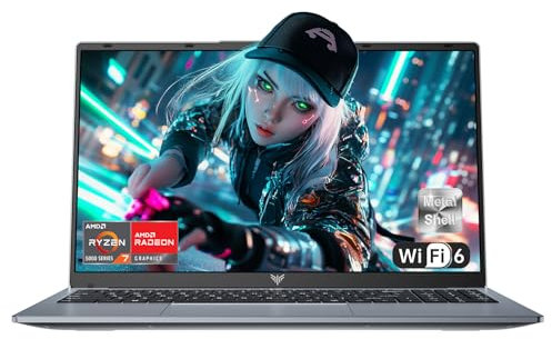 ACEMAGIC 15.6 FHD Laptop with Ryzen 7 7730U (Processor up to 4.5GHz) 8 Core - 16GB RAM DDR4x2 512GB SSD Laptops Computer, HD Display, HDMI, BT5.2, 3*USB3.2, Type-C, Dual Speakers, 65W Adapter, WiFi 6