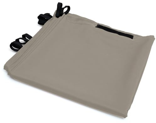 IDMarket - Set di 2 Tende a pergola Color Tortora da 3 e 4 M con Chiusura a Zip
