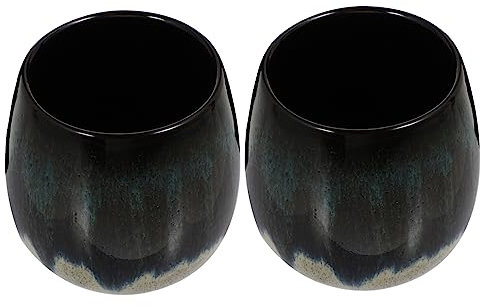KICHOUSE 2stücke Keramik-kaffeetasse Tee-milchtasse Wassertasse Kaffeehalter Wasserbecher Kaffee Und Tee