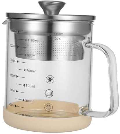 CIYODO Séparateur De Graisse Pour Cuisson Avec Filtre à Mailles Fines Amovible Pot De Stockage Huile Pour Résidus Huile De Cuisson Poignée Ergonomique