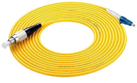 HAIZHI Cavo Patch in Fibra Ottica FC/UPC-LC/UPC Diametro 3,0 mm Cavo Internet in Fibra Ottica monomodale Cavo Patch in Fibra Jumper 5 M
