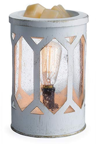 Candle Warmers Etc. Vintage Bulb Illumination Fragrance Warmer- Light-Up Warmer for Warming Scented Candle Wax Melts and Tarts to Freshen Room, Arbor