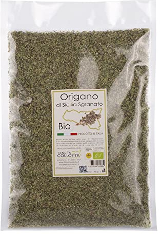 Tenuta Collotta® - Origan Biologique en feuilles séchées 150g - 100% Italien - Produit en Sicile