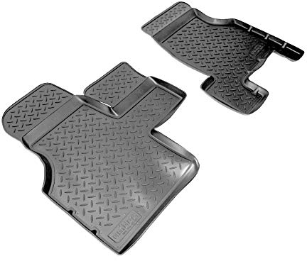 Recambo 3D Gummi Fussmatten vorne passend für VW T4 | BJ 1990-2003 | passgenau mit Rand