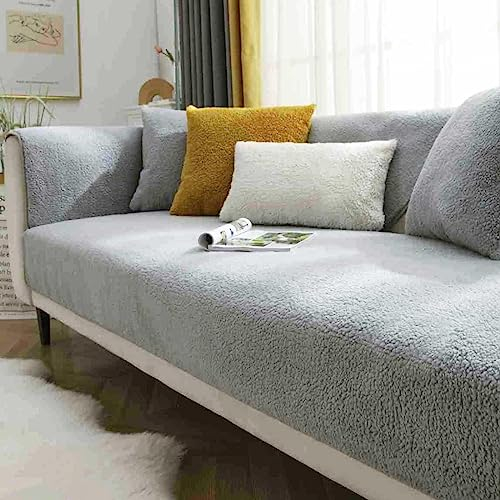 MTHGH sofaschutz，Samt rutschfest l Form 1 2 3 4 Sitzer Sofabezug ，sofaschoner Katze Hund Decke ecksofa Outdoor Sofa Überwurf,J-70x70cm