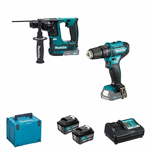 Makita CLX235SMJ - Set di utensili elettrici da 12 V, 4 Ah