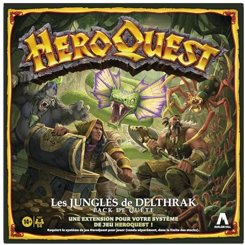 Jeu de rôles Avalon Hill HeroQuest Pack de quête Les jungles de Delthrak