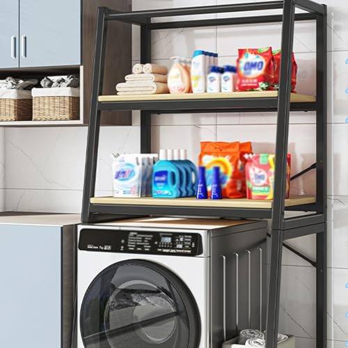 TUPAFJU Waschmaschinenregal，Regal Waschmaschine，Waschmaschine Regal，waschmaschinen Organizer，Washing Machine Shelf，waschmaschinenüberbau。(65cm)