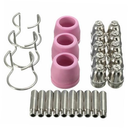 HOMSFOU 1 Zubehör für Schweißpistolen nozzle einspritzdüse Plasma Cutter Consumables Plasma Cutter Welding Torch Elektrodenklemme Schweißset Schweißbrennerteile legierter Stahl