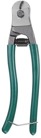 sourcing map Cortador de pernos de 8 pulgadas Cr-V de aleación de acero de aleación de acero resistente, mango bimaterial para herramienta de corte de tornillos de valla de alambre