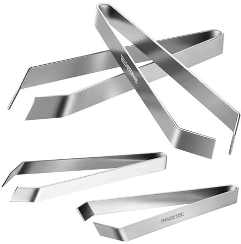 PartyKindom 2ensembles Pince De Cuisine Extracteur Arêtes De Poisson Pince à Épiler Outil De Cuisine Manuel Précision