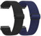 Tobfit Bracelet Pour Garmin Venu 2S / Vivoactive 4S, 18mm Bracelet de Sport Nylon Élastique pour Garmin Vivomove 3S / Venu 3S / Forerunner 255S Femmes Hommes, Noir+Bleu