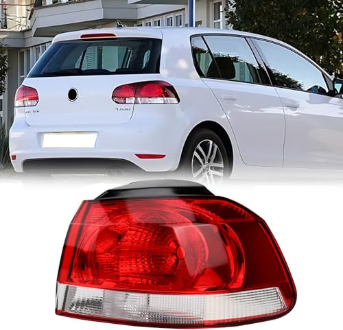 Rückleuchte Ohne Glühlampe Aussen Rechts Ersatz für 2009-2013 VW Golf MK6