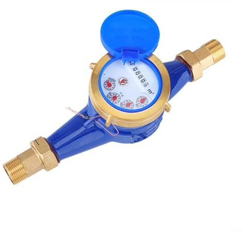 Compteur d'eau numérique DN15/4 intelligent mécanique, filtre intégré et protection anti-poussière, anti-fuite, détection du débit