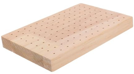 GLEAVI Support à Brochettes Bois Compact Pour Présentation Apéritif Stand Multifonction Pour Sucettes Fruits Et Desserts Résistant à Usure Pour Snack Centre Commercial Et Supermarché