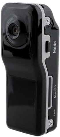 Liqzirtu Videocamera HD impermeabile portatile - Mini telecamere MD80 leggera con obiettivo 65 gradi registratore per sport, corsa e ciclismo, dispositivo per