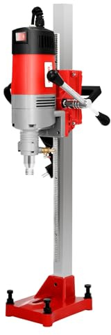 JJsdwin Taladro para núcleos de hormigón, con gel elevador, herramienta para cables y escaleras, profundidad máxima de perforación de 80 cm
