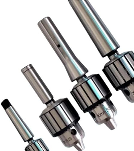 Portabrocas de alta resistencia B10 B12 B16 B18-1-10 mm, 1-16 mm, 3-16 mm - Compatible con conos Morse MT2, MT3 y MT4(C16-B16 (1-13mm))
