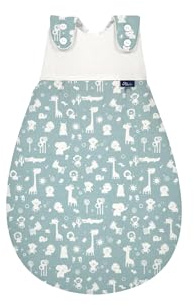 Alvi Baby-Mäxchen Außensack Bio-Baumwolle | Baby Schlafsack mit 2.5 TOG aus Bio-Baumwolle für Sommer und Winter als Ganzjahresschlafsack für Kleinkinder