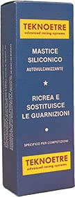 Teknoetre Mastice Guarnizione Siliconica Nera 80gr