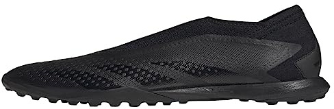 adidas Men's Zapatilla de fútbol Predator Accuracy.3 Laceless moqueta, Core Black/Core Black/Cloud White, 42 2/3