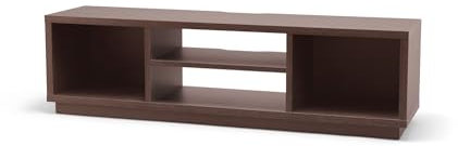 Iris Ohyama, Porta TV/Mobile TV/TV Supporto in legno/Porta TV con ripiani aperti/Porta TV per TV da 65 pollici, Legno massello, Ufficio, Soggiorno - TV Cabinet Standard OTS-150S - Marrone