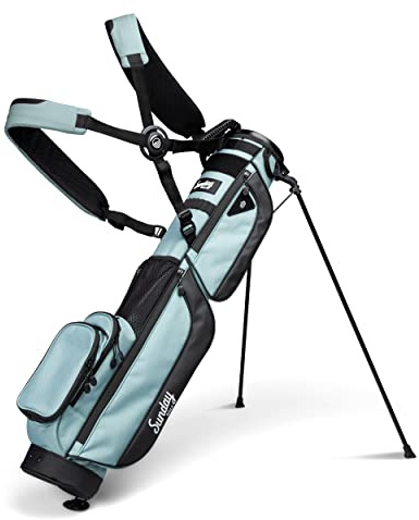 Sunday Golf Loma XL Tasche – Leichte Tasche mit Gurt und Ständer – Einfach zu tragende Pitch n Putt Golftasche – Par 3 und Executive Courses, 3,4 Pfund