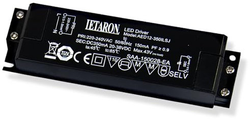 LED Transformator LED Trafo LED Treiber Netzteil Elektronischer Trafo LED Schalternetzteil 12-24 Volt 6-12 Watt Dimmbar