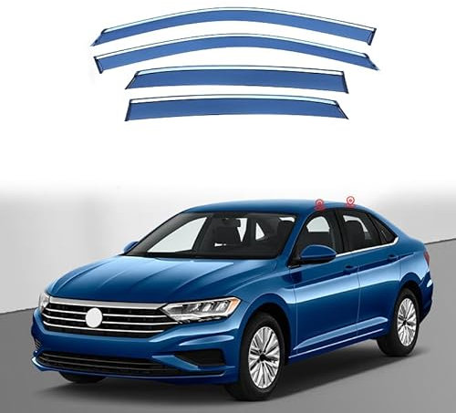 GuanLL Auto-Windabweiser für VW Sprint MK7-A7 2019+,Sonnenblenden/Regenschutz/Windabweiser/Tür-Windabweiser