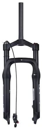 Solinder 26 Zoll Federgabel 20/26 Zoll Federgabel Snow Beach Bike Fat Tire Fahrrad Magnesiumlegierung Stoßdämpfende Luftgabel 135 mm Fahrradgabeln Fahrradzubehör