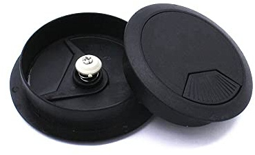 Freno pasacables para tránsito de cables, 8 piezas/paquete de 60 mm y 50 mm for mesa de escritorio de computadora, pasacables for puerto de cable, tapa for orificio de cable(Desk hole 50mm)