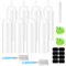 JJZGPP Squeeze Flasche, 8 Stück 250ml Plastik Quetschflasche Mit Kappen - BPA Frei,Kein Leck Condiment Flaschen für Malen,Backen,Ketchup,scharfe Soße,Olivenöl, Saucenflasche