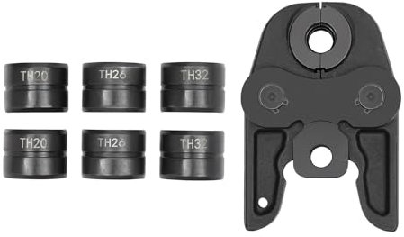 Pinzas de presión TH16-20-26-32, 41 mm, 43,5 mm, 44,5 mm, 49 mm, mordaza de presión para tubos compuestos, para conectar tubos de aluminio y plástico, tubos PEX, tubos PB