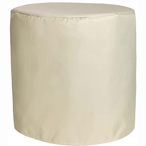 Runde Outdoor-Tischabdeckung, wasserdicht, 244 x 59 cm, strapazierfähig, Terrassenmöbel-Abdeckung für Garten, Esstisch, winddicht, 420D-Oxford-Stoff, Tischstuhl-Set, Abdeckungen für Garten-Esstisch