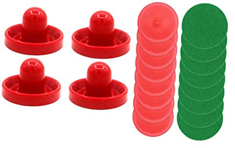 PAMINGONO Airhockey Pucks Aus Kunststoff Für Airhockey Tisch Zubehör Ersatz Für Mini Hockey Spielzeug