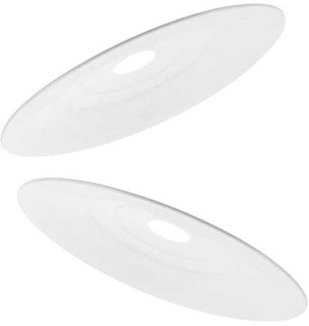 Amosfun 2pcs Ceiling Light Shade Replacement Led Chandelier Lampshade Diffuser Glare Clip Lamp Covers Globe Light Shade