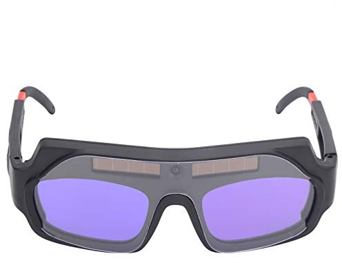 Yanmis Schweißerbrille, Sicherheitsschutz-Schweißerbrille mit Automatischer Verdunkelung, Leichte, Automatisch Dimmende Schweißerbrille für Elektroschweißen, Argon-Lichtbogenschweißen,
